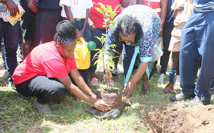 Image of Mrs. Beckmann in action with children